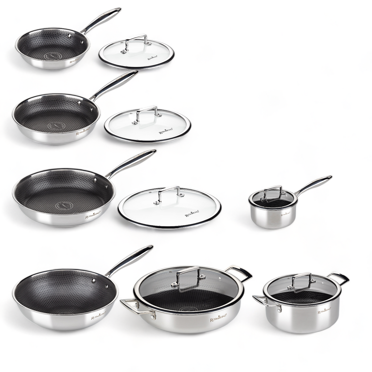 Rosmarino HexaPRO pannenset 10 delig