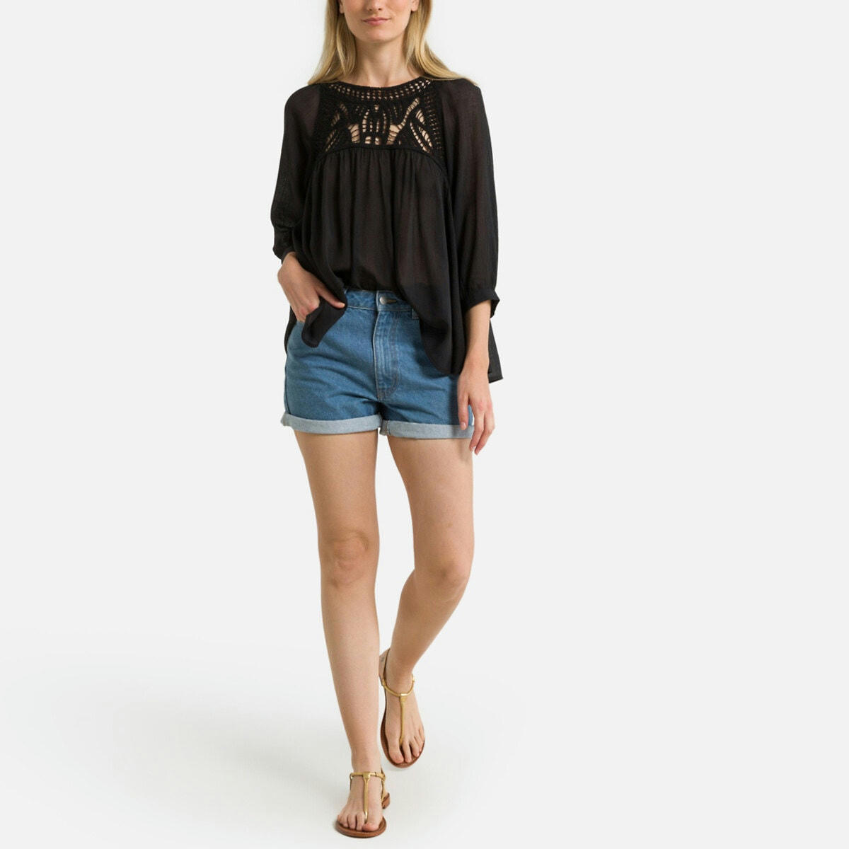 Blouse manches 3/4