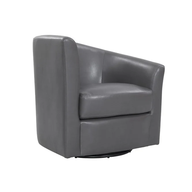 Grafton Soraya 360 Swivel Accent Chair Faux Leather