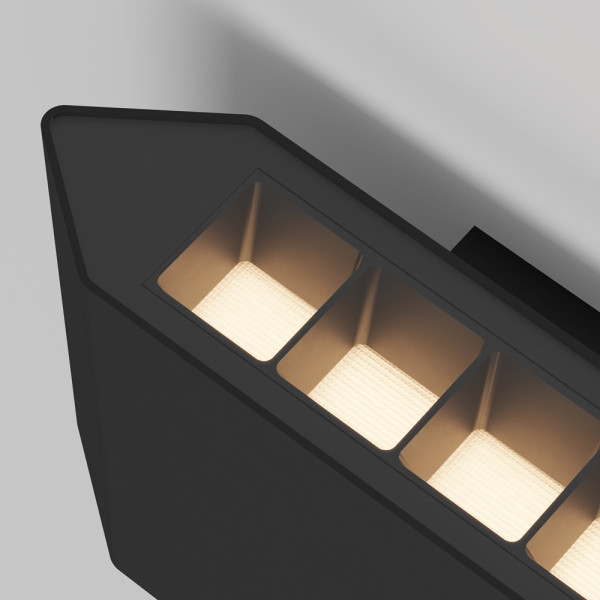 Kinkiet zewnętrzny Pull 3000K grafitowy LED 5x5W 300lm IP54 Maytoni
