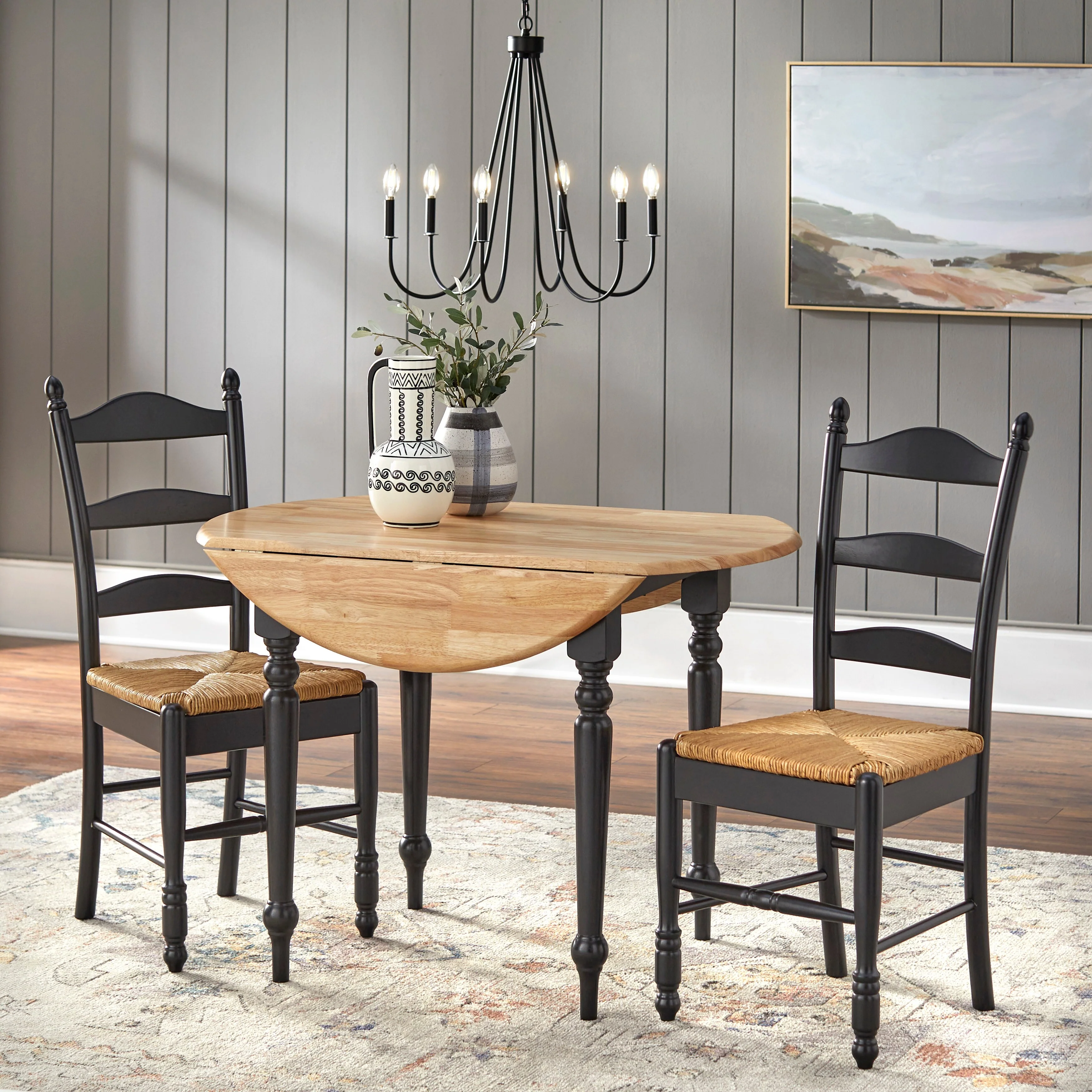 Simple Living 3-Piece Jessie Ladder back Dining Set