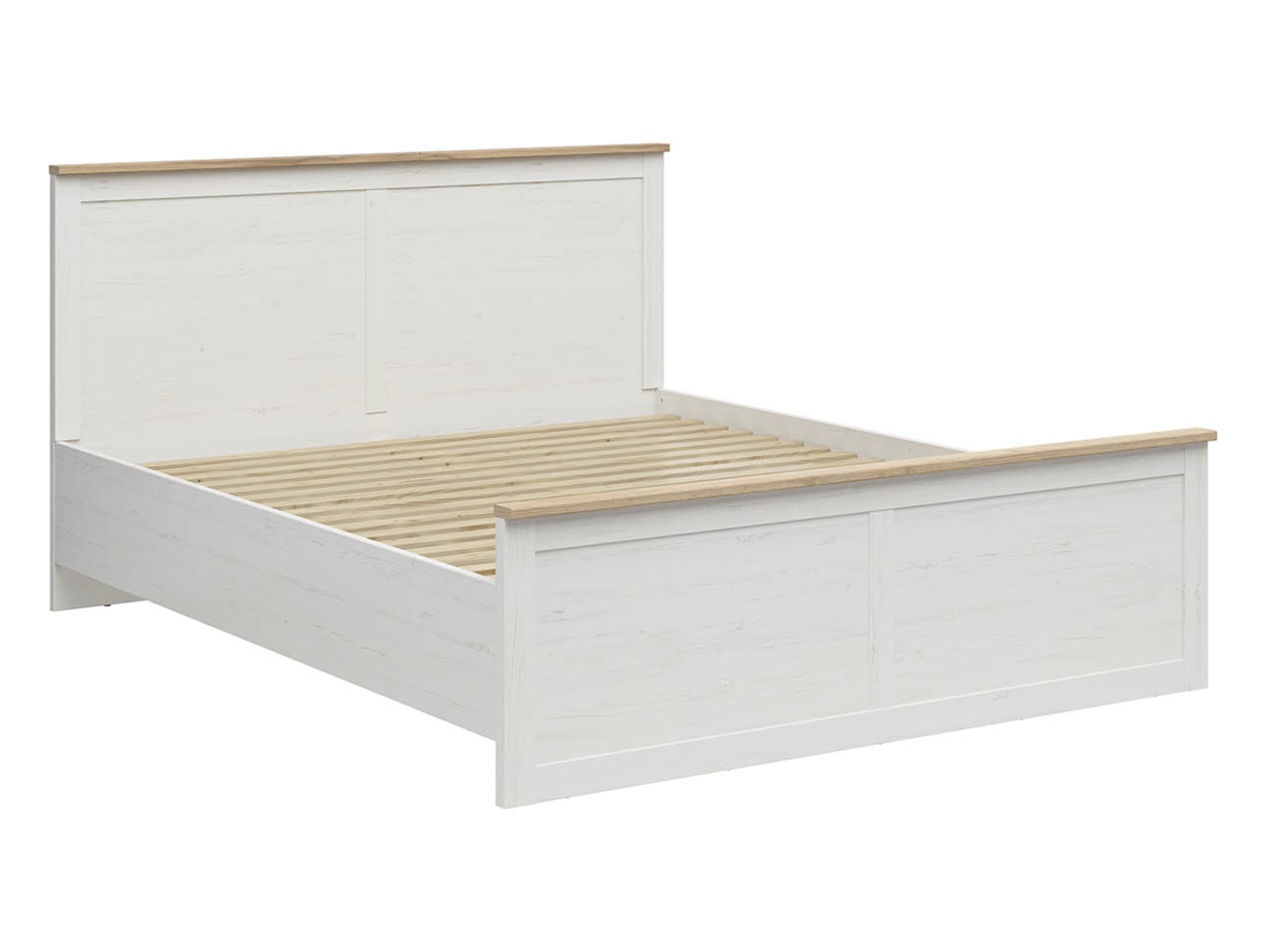 Łóżko Loksa A 180x200 sosna andersen biała