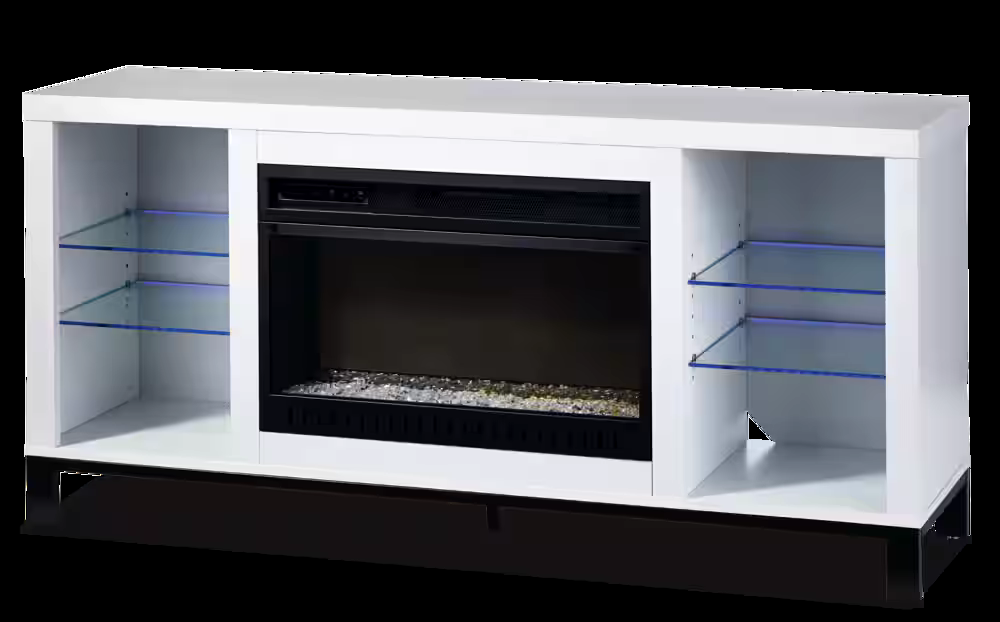 CANVAS Waldon Media Fireplace, 60-in