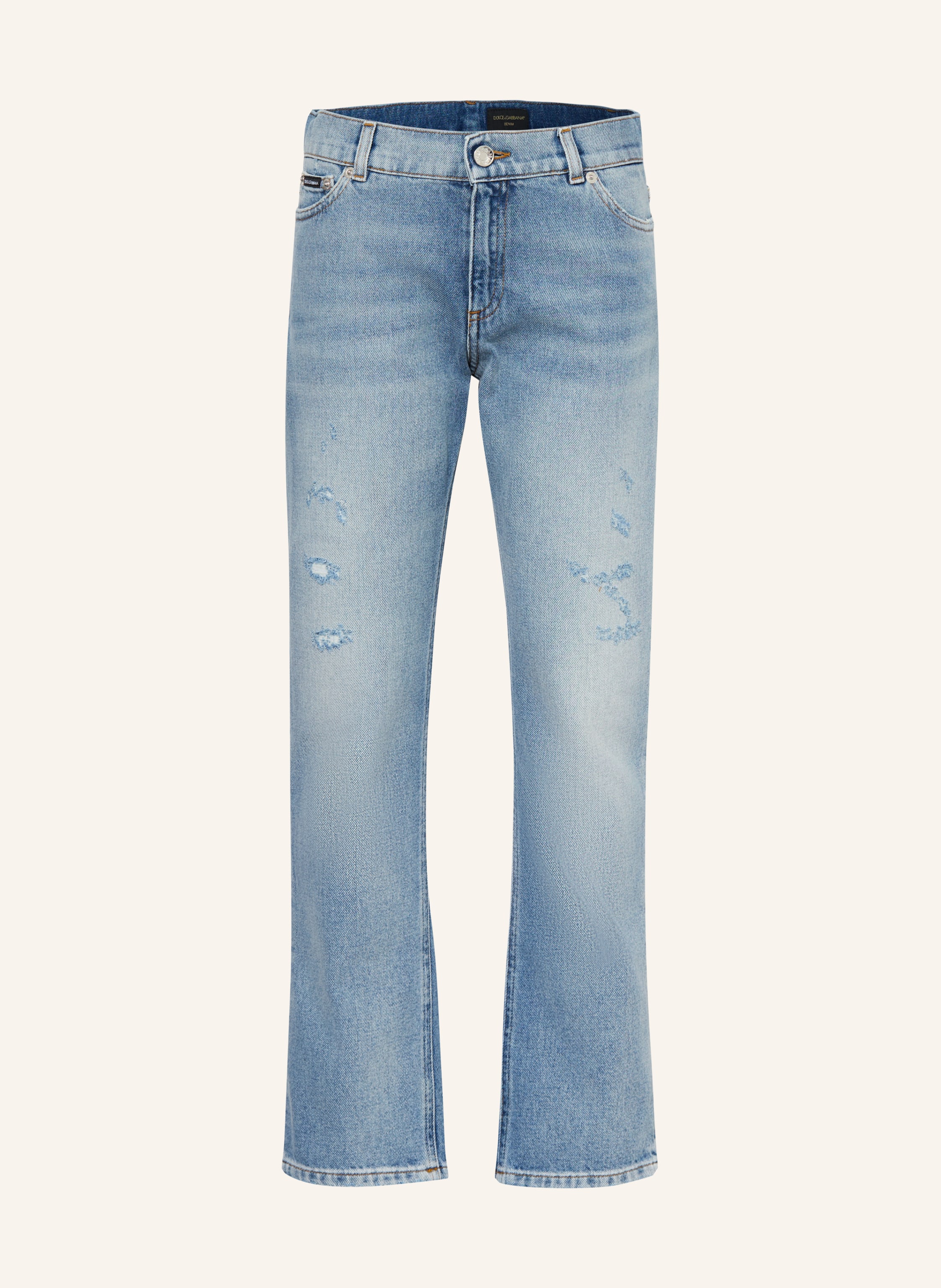 DOLCE & GABBANA Destroyed Jeans FRANK Straight Fit