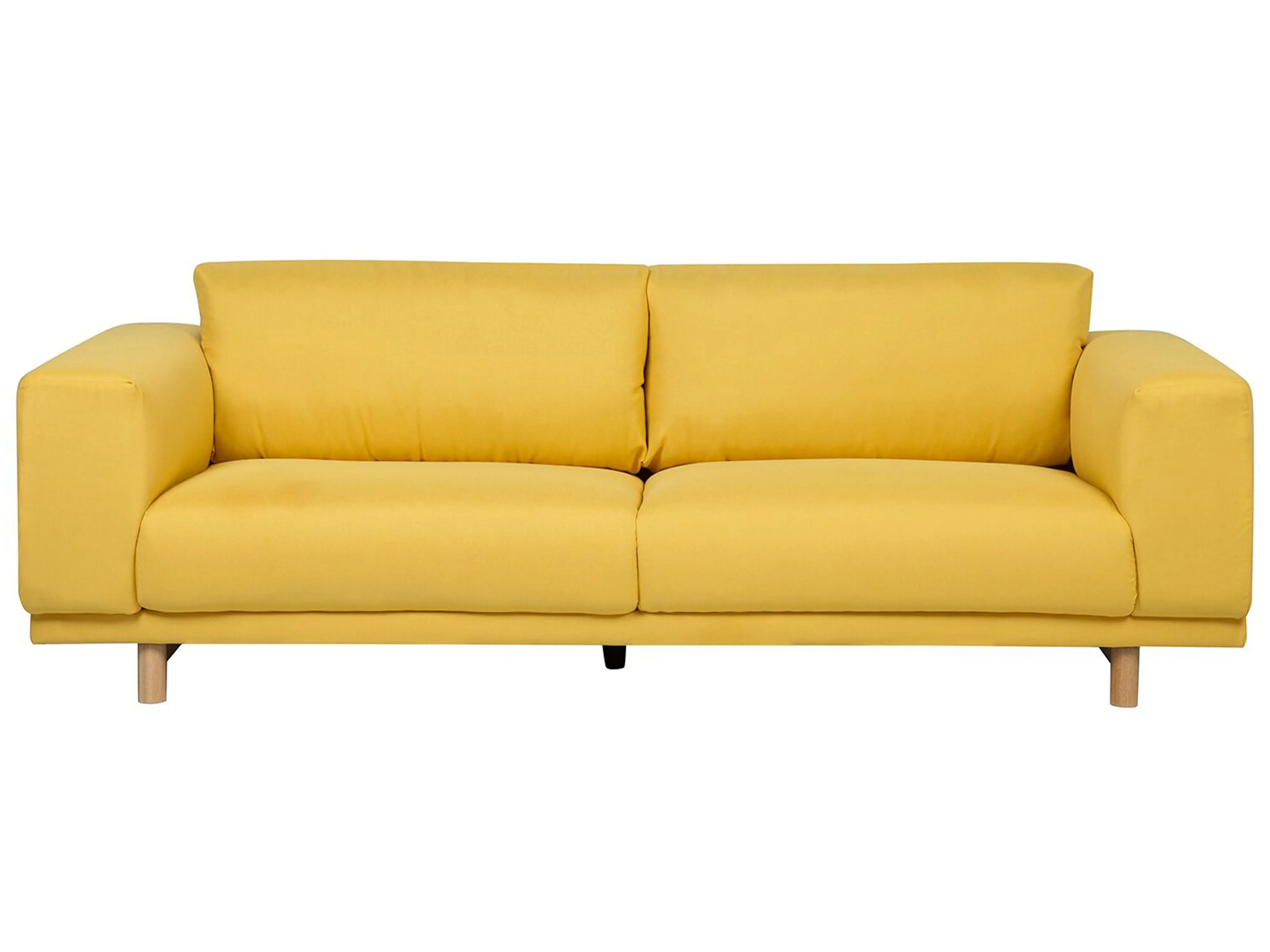 Sofa 3 Seater NIVALA Fabric Yellow