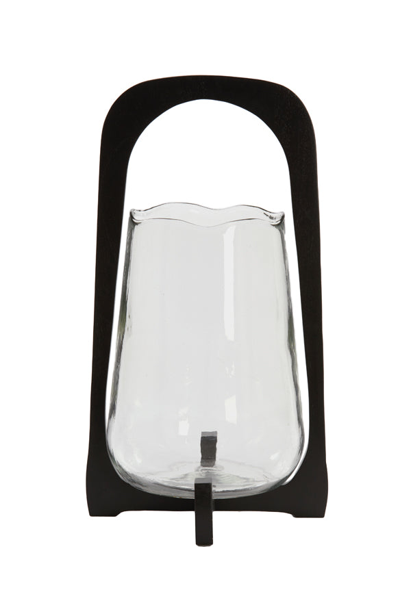 Light & Living windlicht ANOSY - Ø26x48cm - zwart