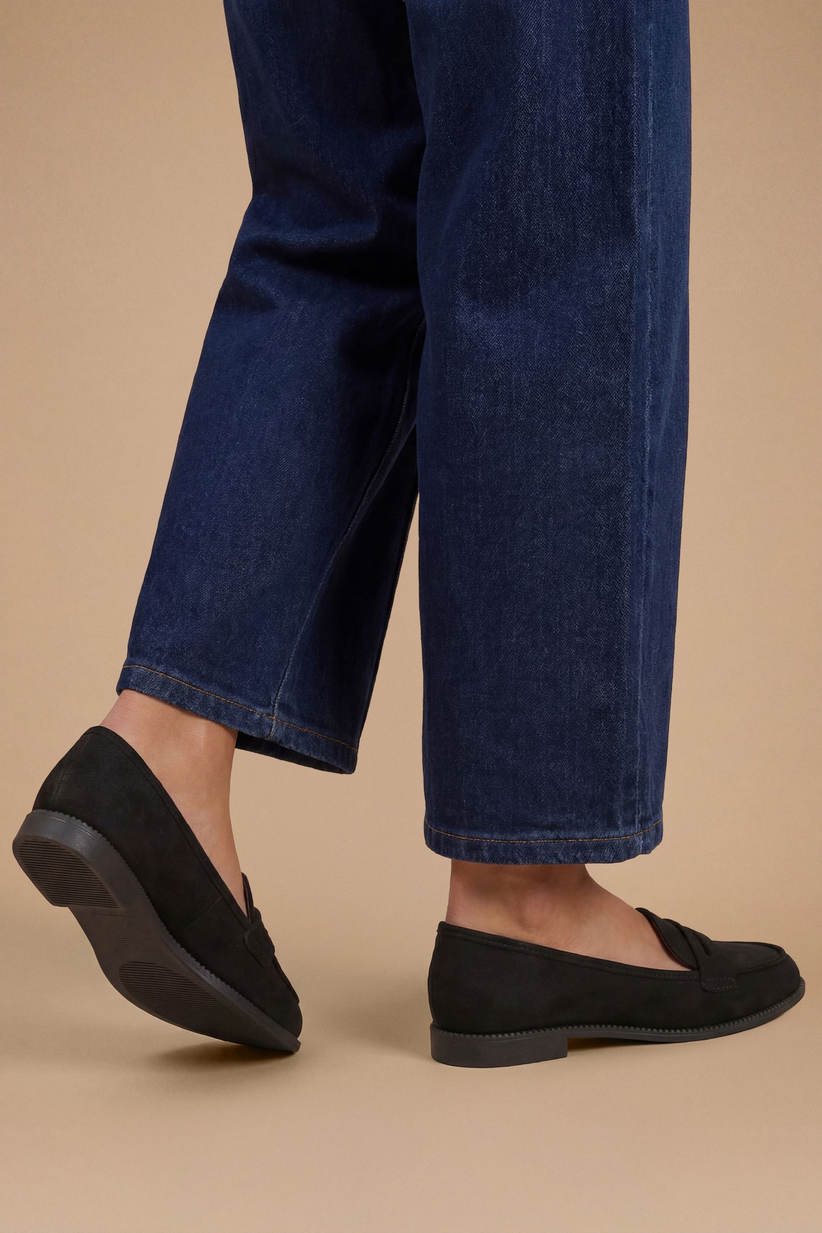Dorothy Perkins Wide Fit Lara Penny Loafers
