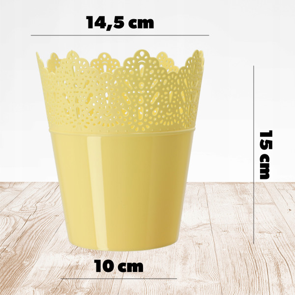 Doniczka Donica Na Kwiaty Osłonka 14,5cm Kolory