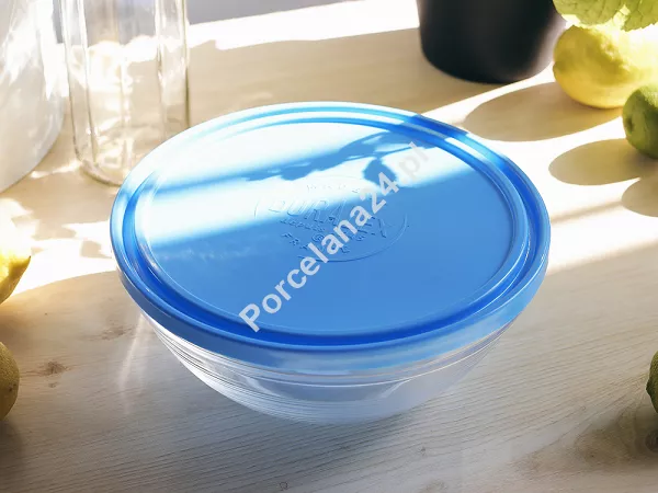 Kpl. 5 pojemników okrągłych z pokrywkami Duralex - Freshbox 11.DX.FRO.50265
