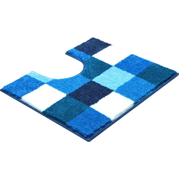 Badematte »Bona«, BxL: 50 x 60 cm, blau, aus 100% Polyacryl