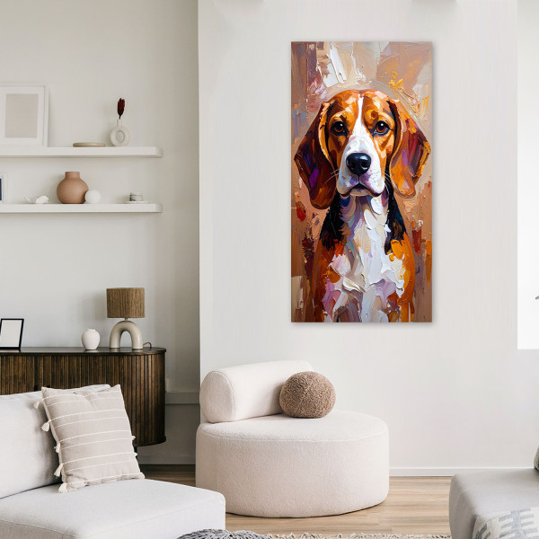 Feeby Obraz na płótnie nowoczesny do salonu biura, Pies Labrador 40x80