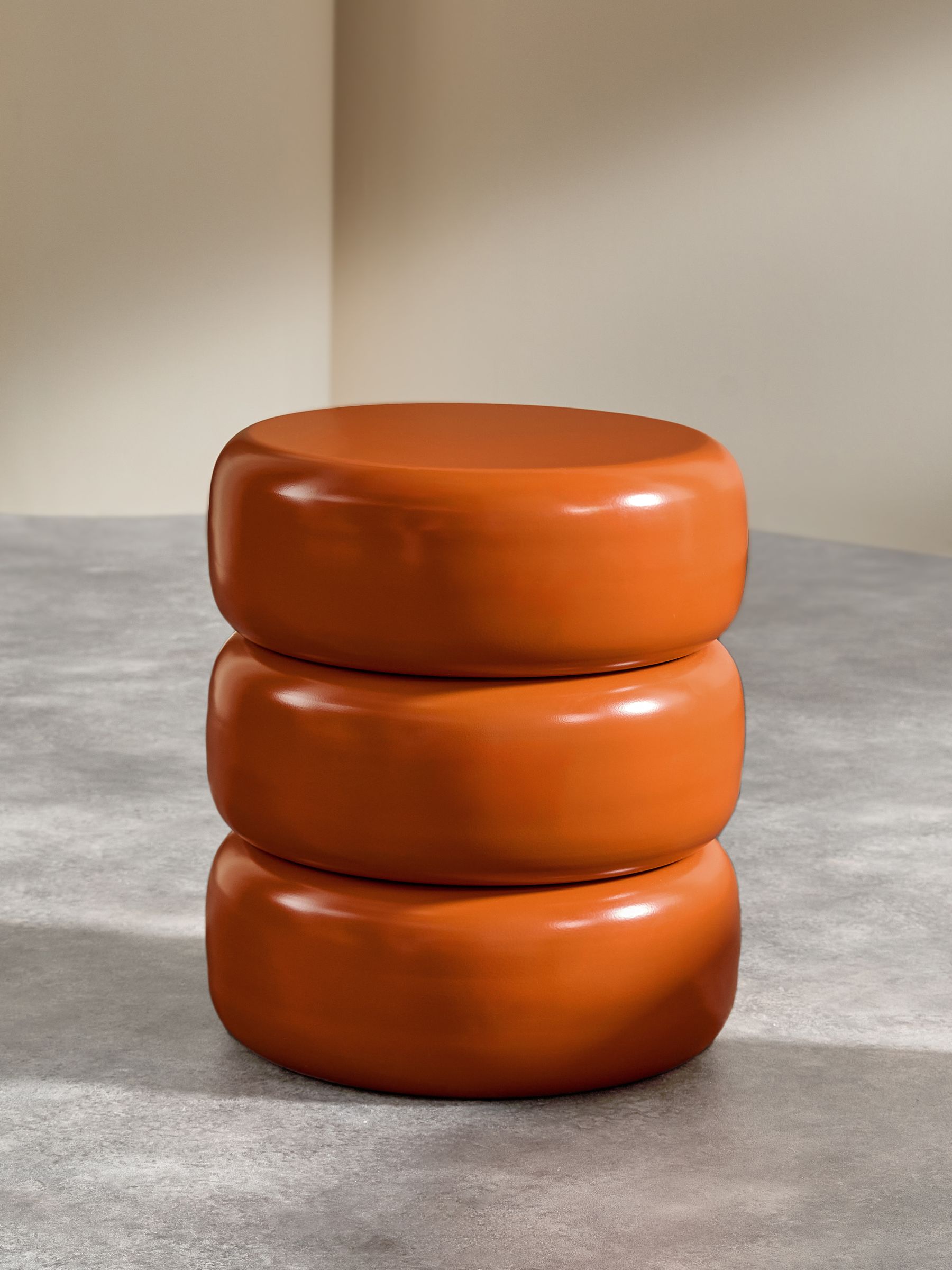 Coen Side Table in Orange