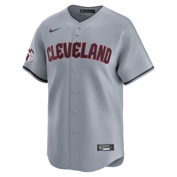Cleveland Guardians Nike Road Limited Jersey – Gray