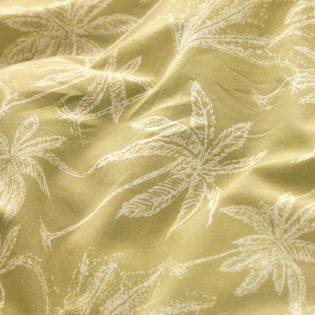 FN GOA - Housse de couette en percale de coton organic 155x220 cm jaune