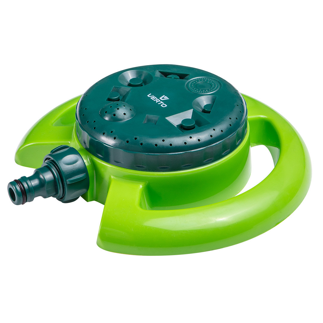 Zraszacz ogrodowy 8 funkcji 125m2 VERTO 15G780