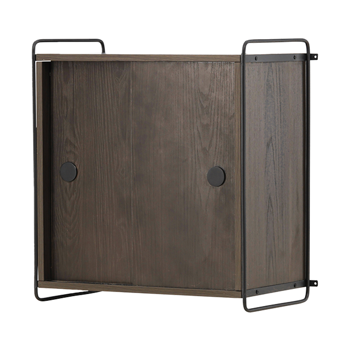 Nest living Marcus Hangende Houten Wandkast Walnoot - 60 x 35 cm