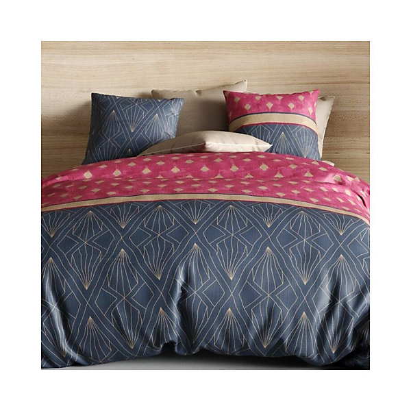 Housse de couette 260x240 Lily   2 taies 100% coton 57 fils