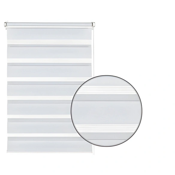 Doppelrollo »Easyfix«, weiß, Polyester