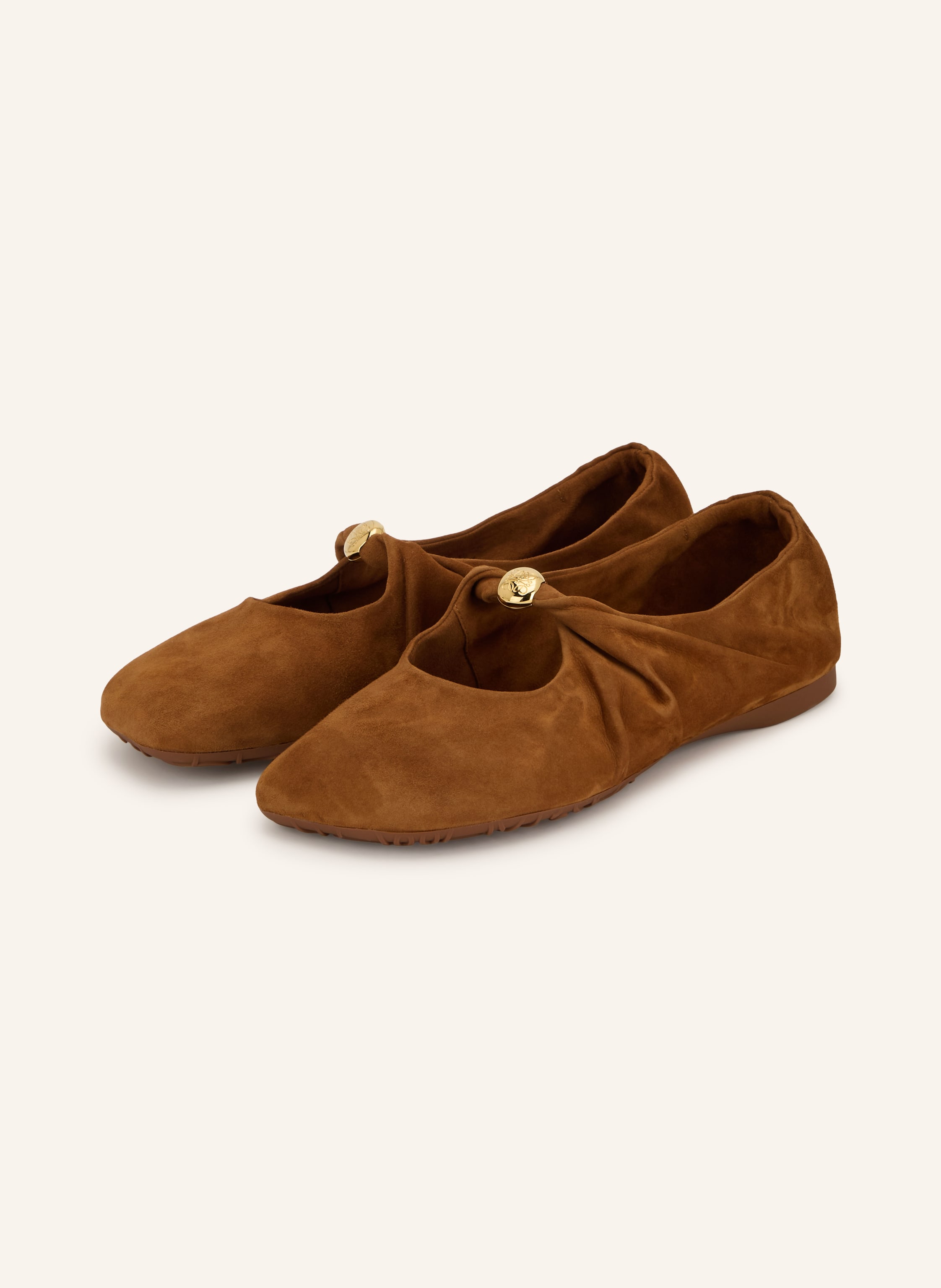 LOEWE Mary-Jane-Ballerinas PEBBLE