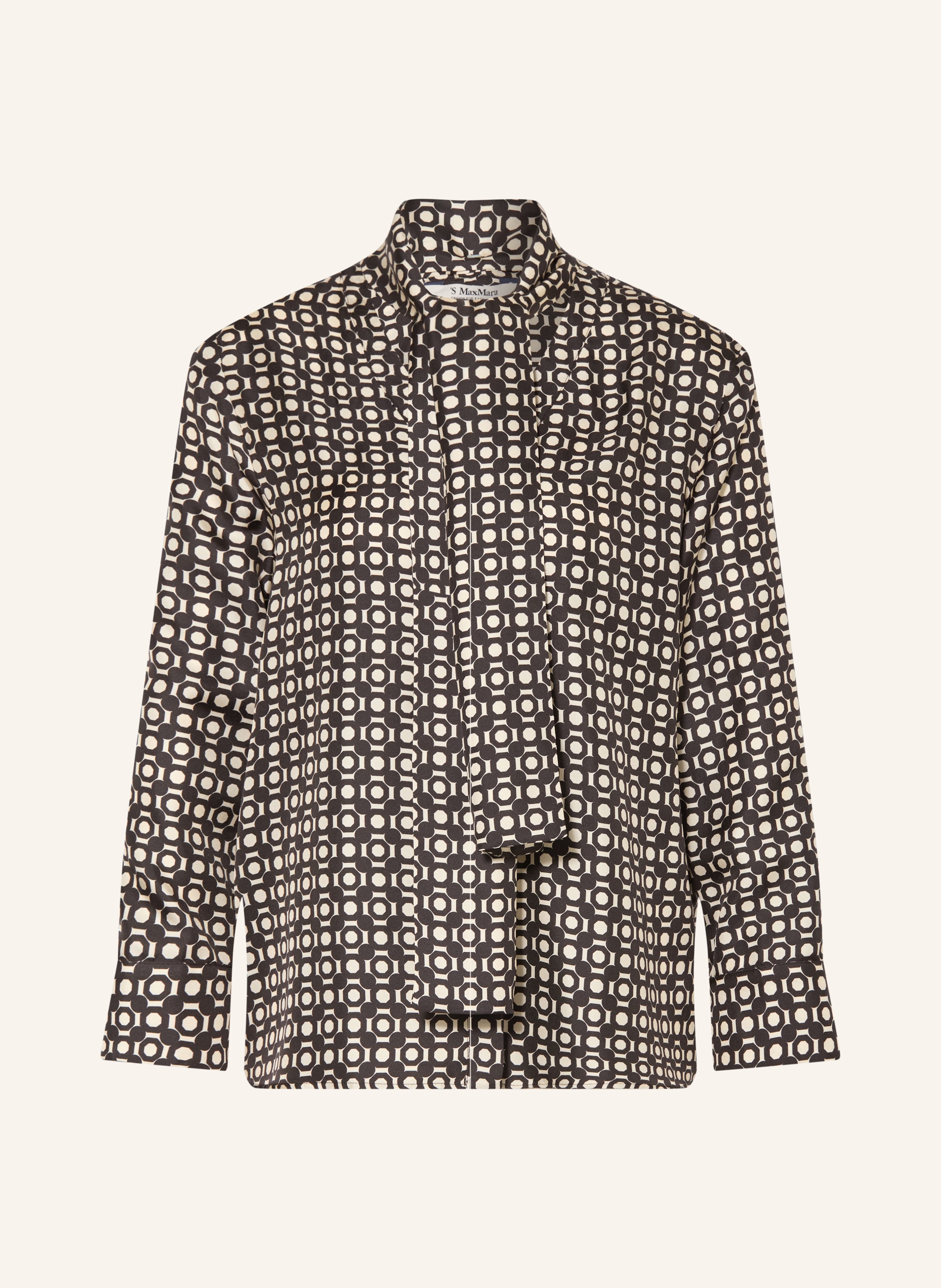 S Max Mara Seidenbluse VITTORIA mit abnehmbarer Schluppe