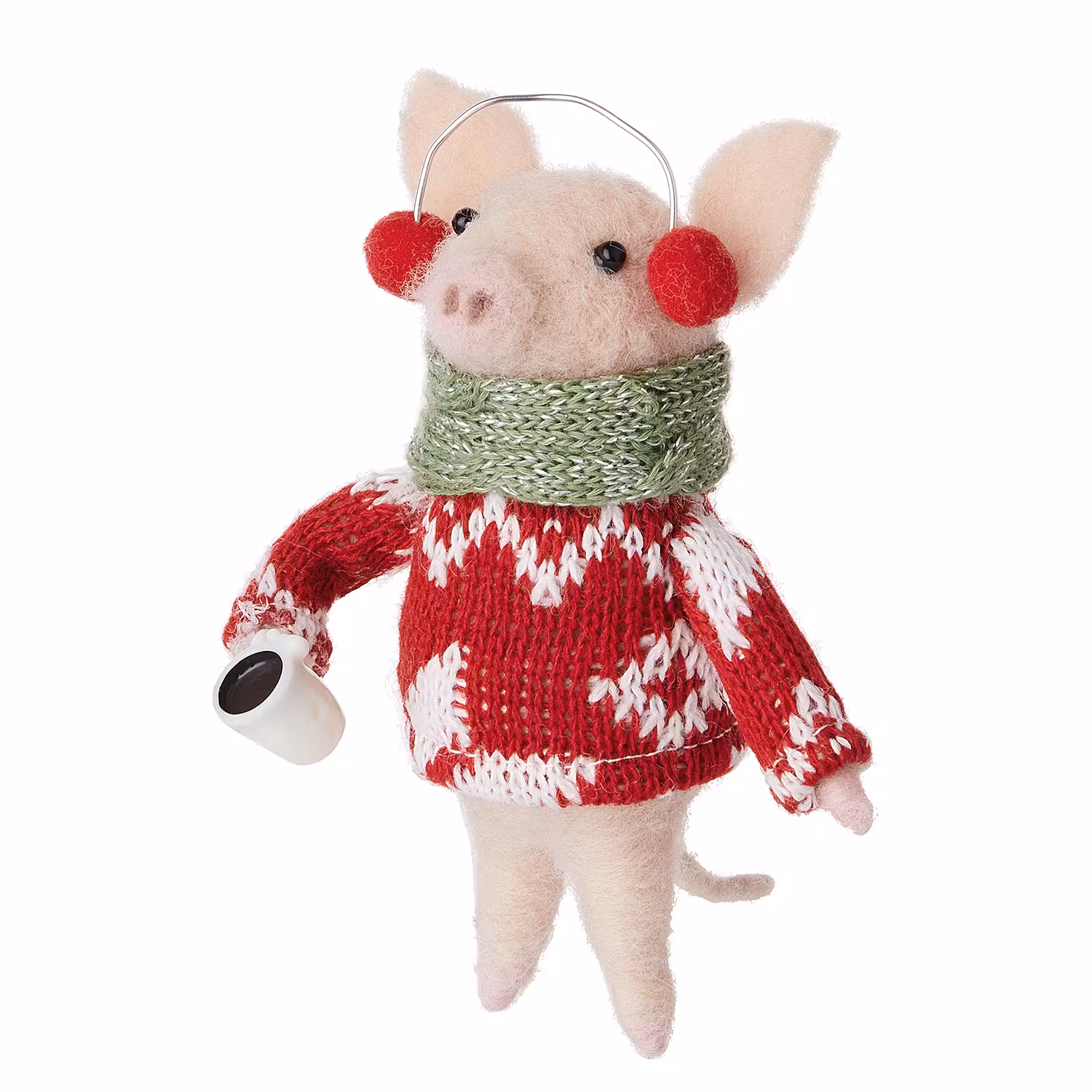 HANG ON Baumanhänger Schwein Kaffeetasse