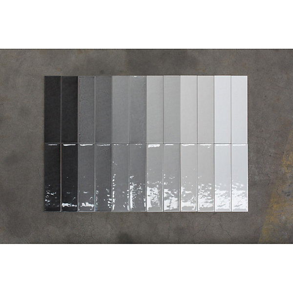 Carrelage mur effet zellige blanc 6,5x26,6 cm CROMIA26 BIANCO