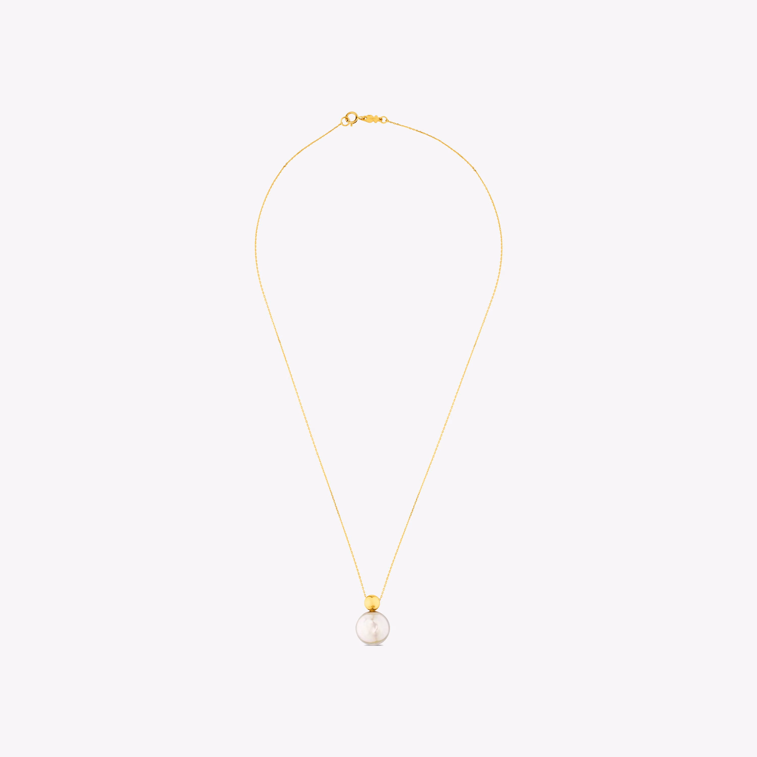 Collar de oro con perla cultivada Alecia