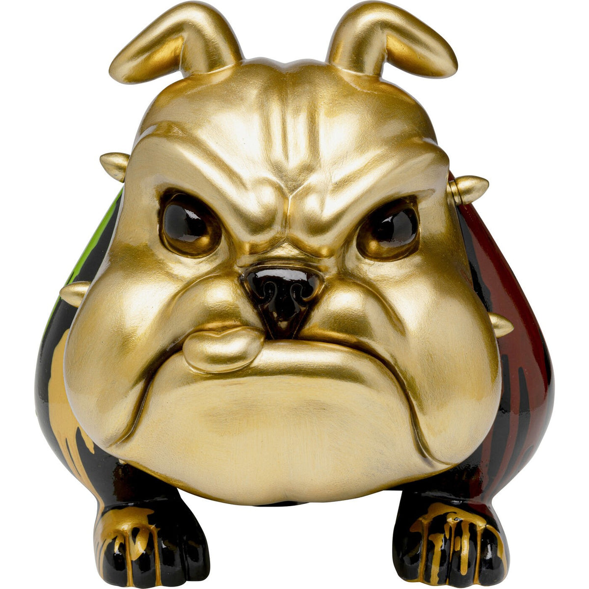 Kare Design Woonaccessoires goud hond woest verfdruppels XL