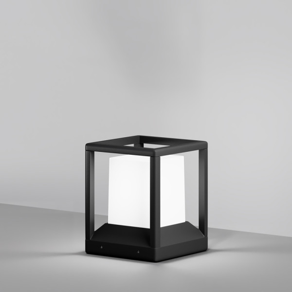 Lampa ogrodowa stojąca grafitowa Trim wys:21 cm 1xE27x15W IP65 Maytoni