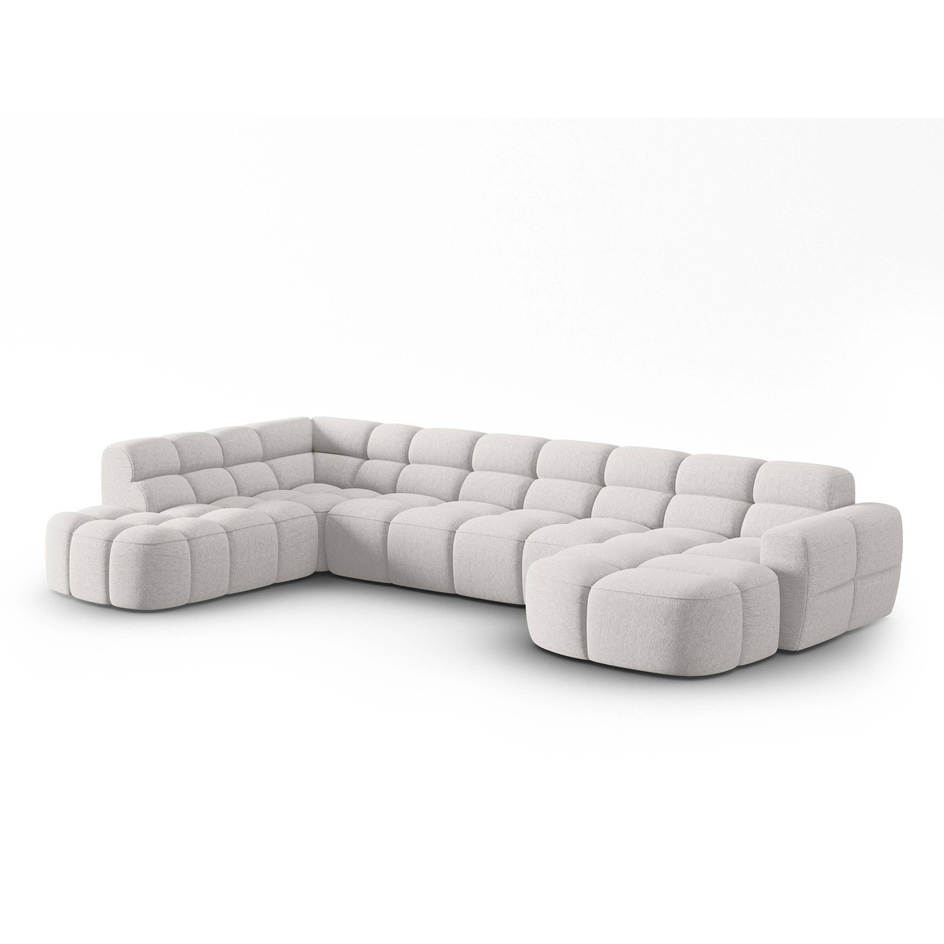 Micadoni Lisa U-bank Links - Lichtgrijs