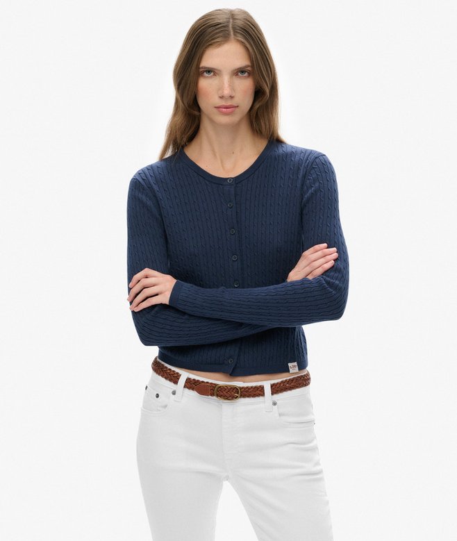 Micro Cable Cardigan
