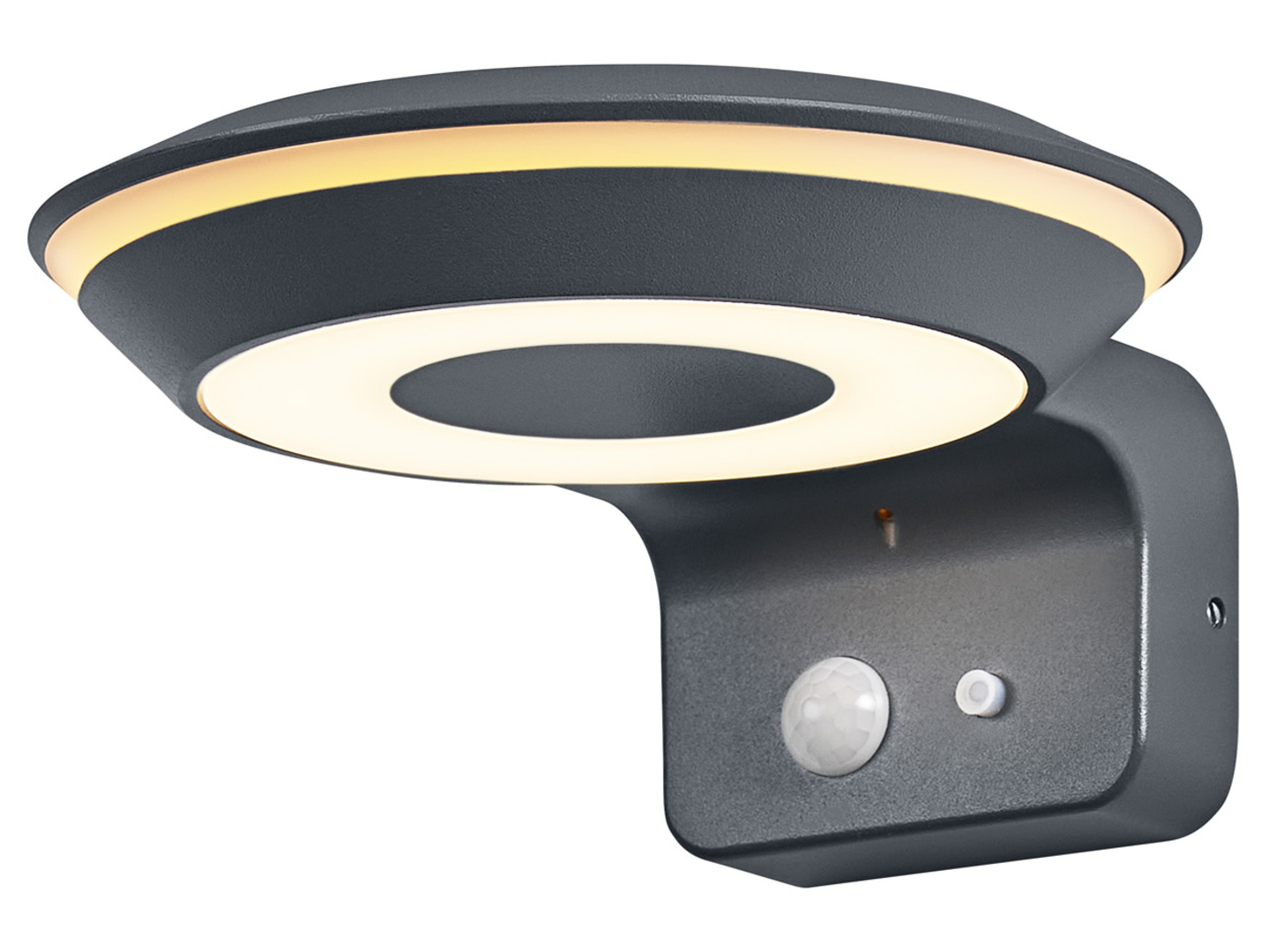 Kinkiet zewnętrzny Endura Style LED 17,7 cm z czujnikiem dnia i nocy czarny