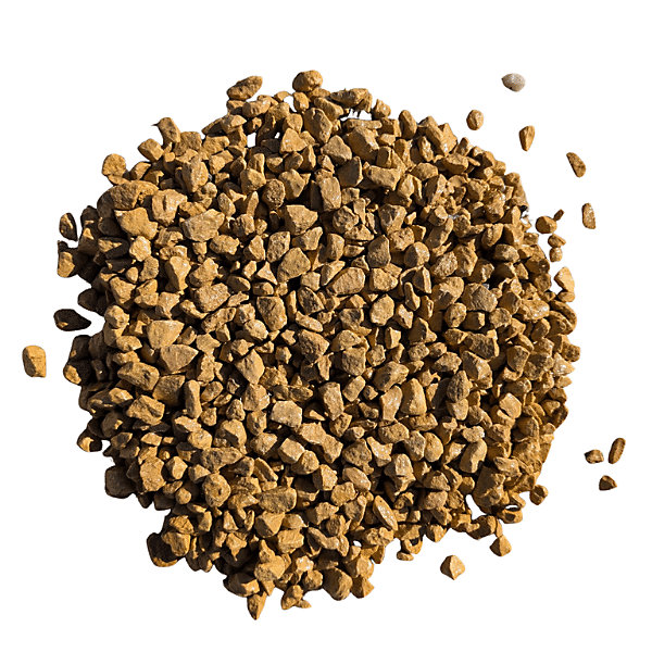 Kit Graviers jaune et dalles stabilisatrices - Big Bag gravier jaune 6/10 1,5T et 20m2 dalles stabilisatrices blanches