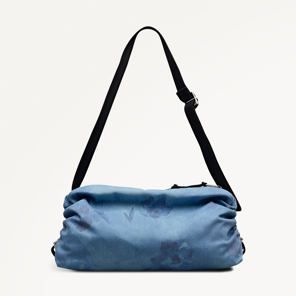 Eden Row - Denim - Medium Ziptop Cross Body