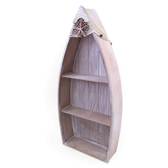 Deko-Boote, Holz, braun