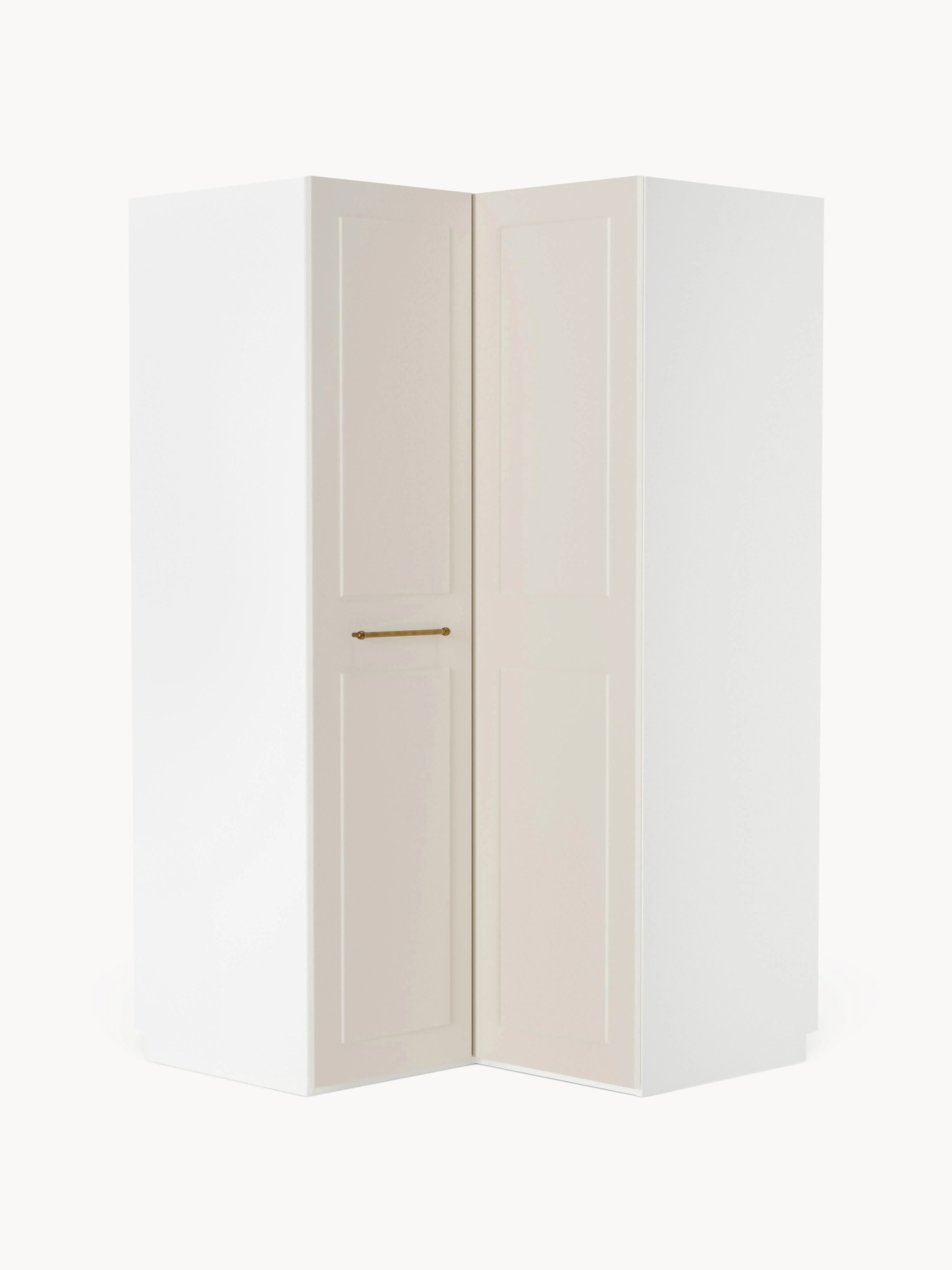 Modularer Eck-Kleiderschrank Charlotte, 115 cm Breite