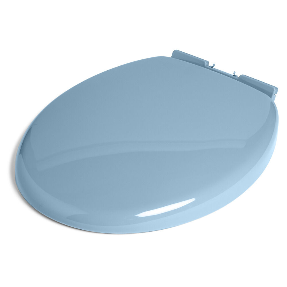 Abattant WC universel avec frein de chute 37x43cm bleu