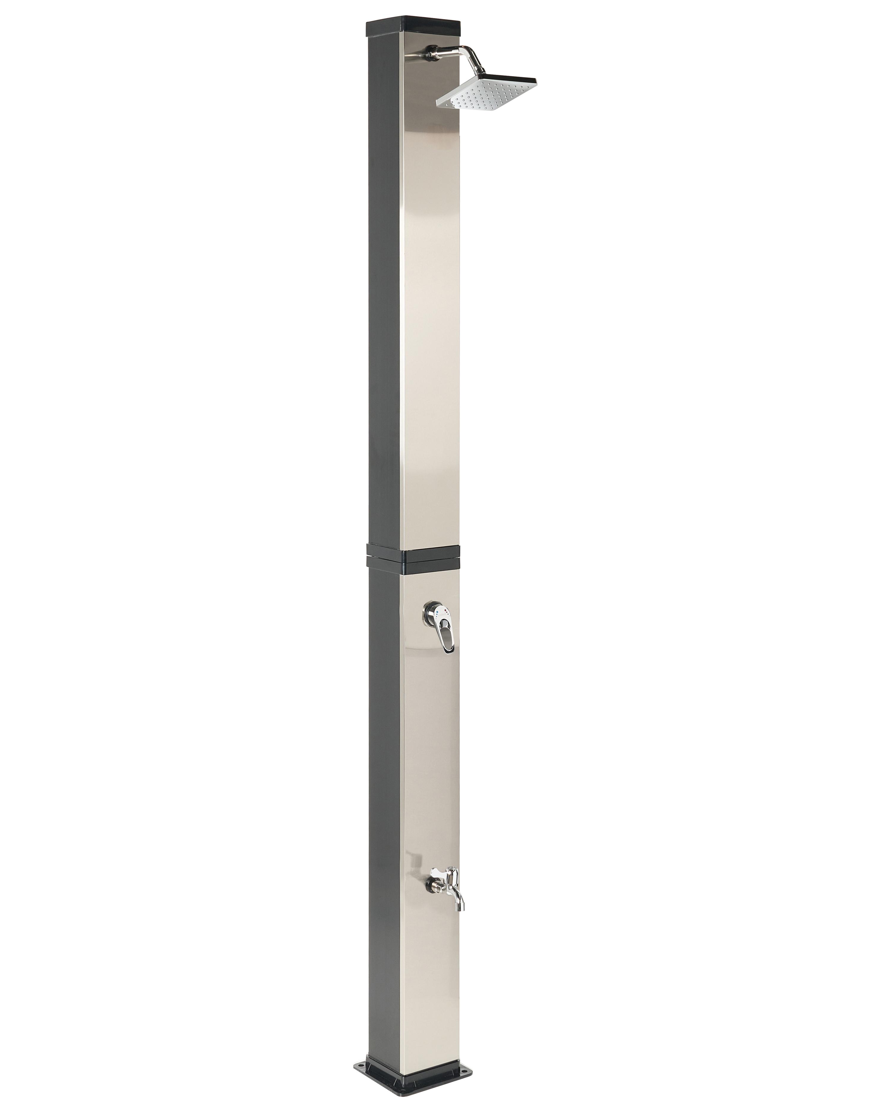 Freestanding Outdoor Solar Shower BUENOS Black