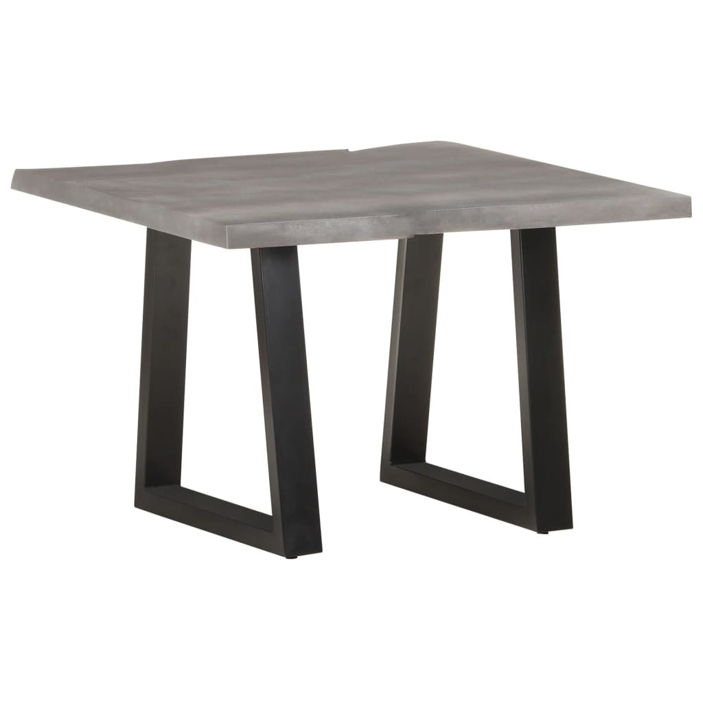 Stolik Kawowy Ława Stół Szary Drewniany 60x60x40 Do Salonu Do Pokoju