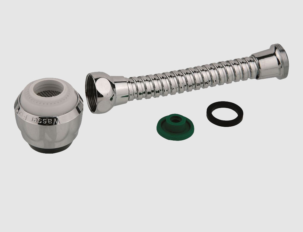 Spülbrausekopf mit Metallschlauch