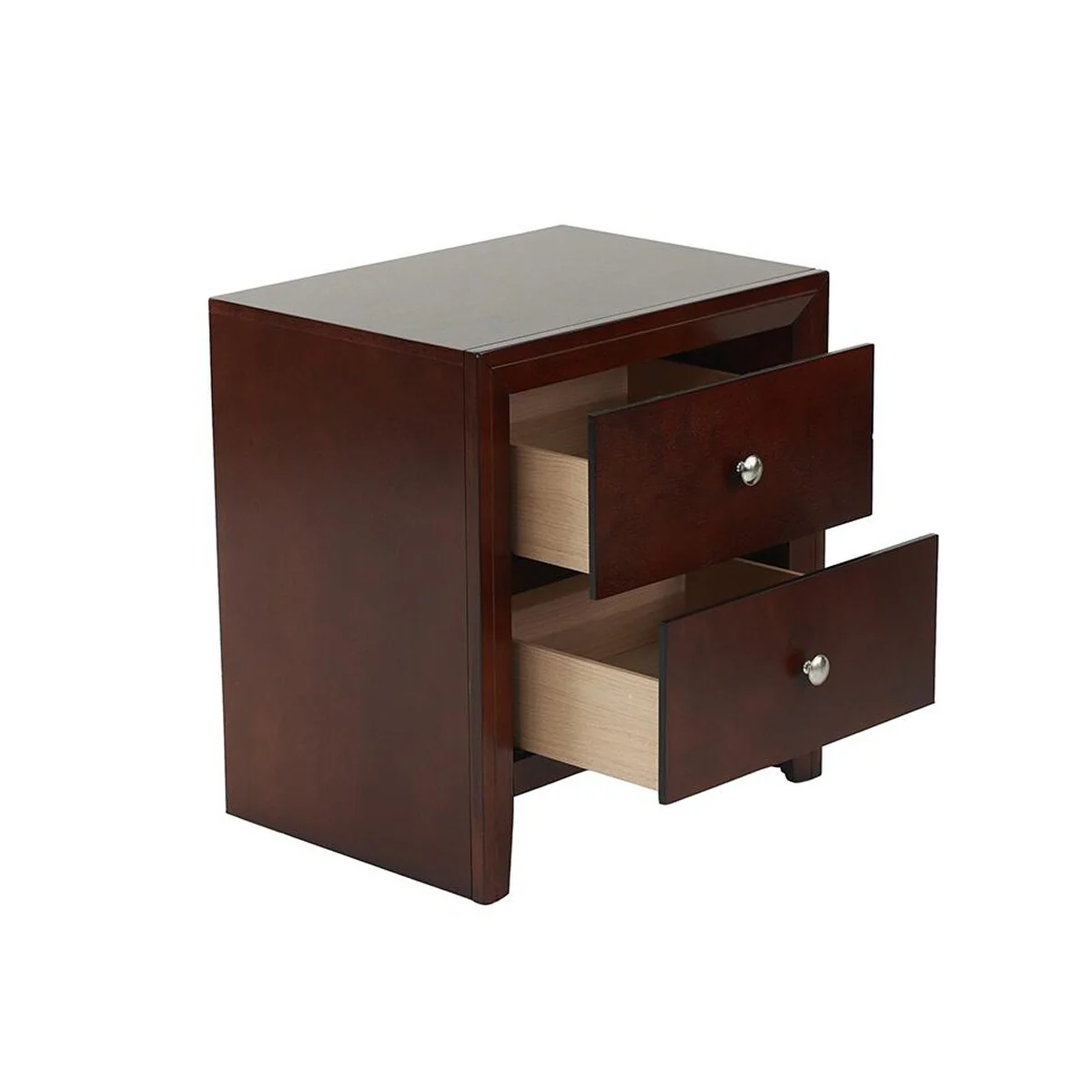Kali Wooden 2-Drawer Nightstand