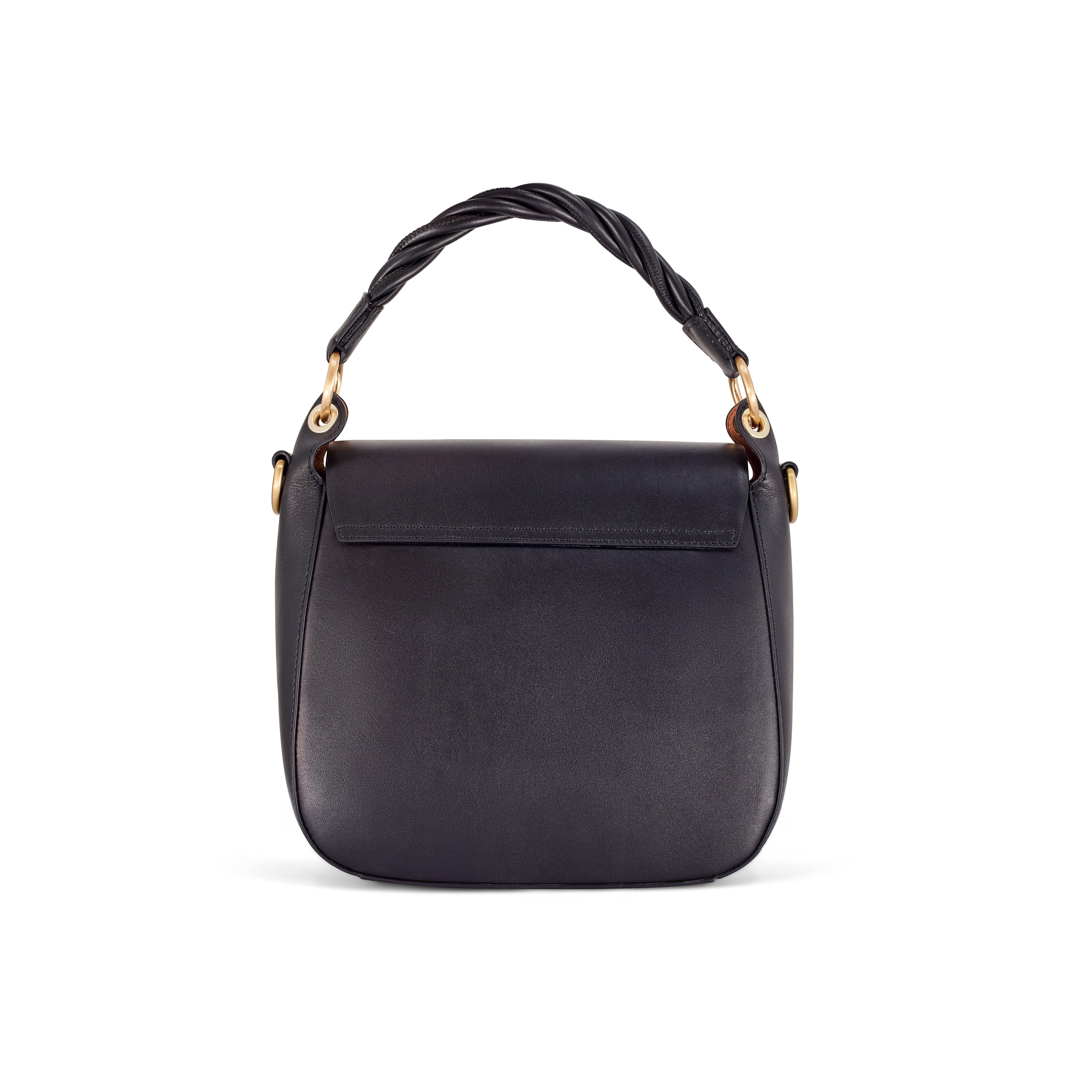 Clarks Twist Midi Black Leather Shoulder Bag,Cross Body Bag