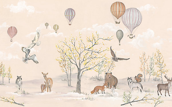 Papier peint panoramique sur intissée de Komar - Forest Expedition - Taille: 450 x 280 cm