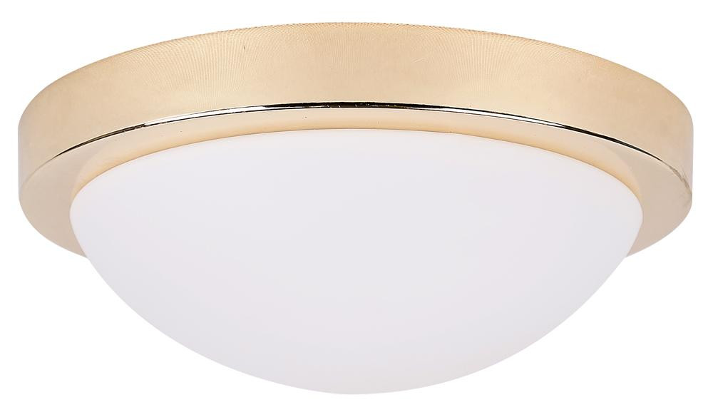 Plafonzłoto-biały okrągły 28cm RODA 1xE27x40W IP44 Candellux