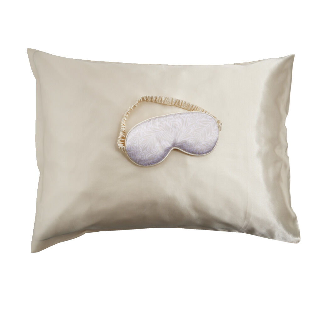 Coffret sommeil masque et taie d'oreiller en satin - 2 modèles
