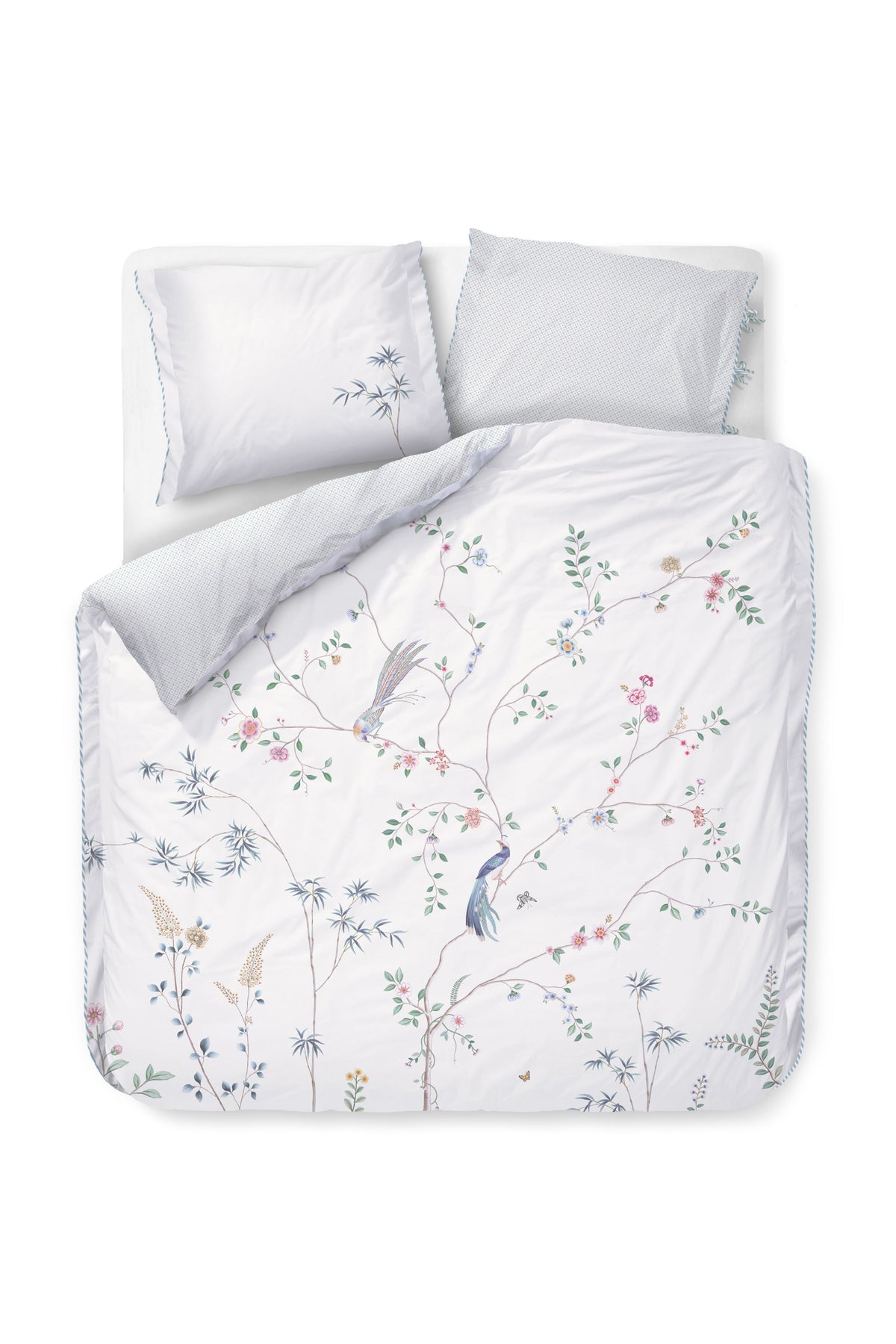 Pip Studio Bamboo Blossom - 200 x 200/220 cm - Wit
