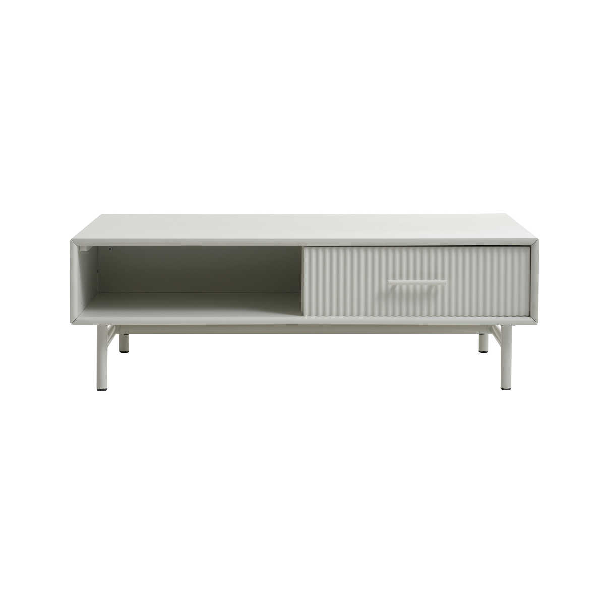Rebellenclub Salontafel Brota - 120 x 60 cm - Greige