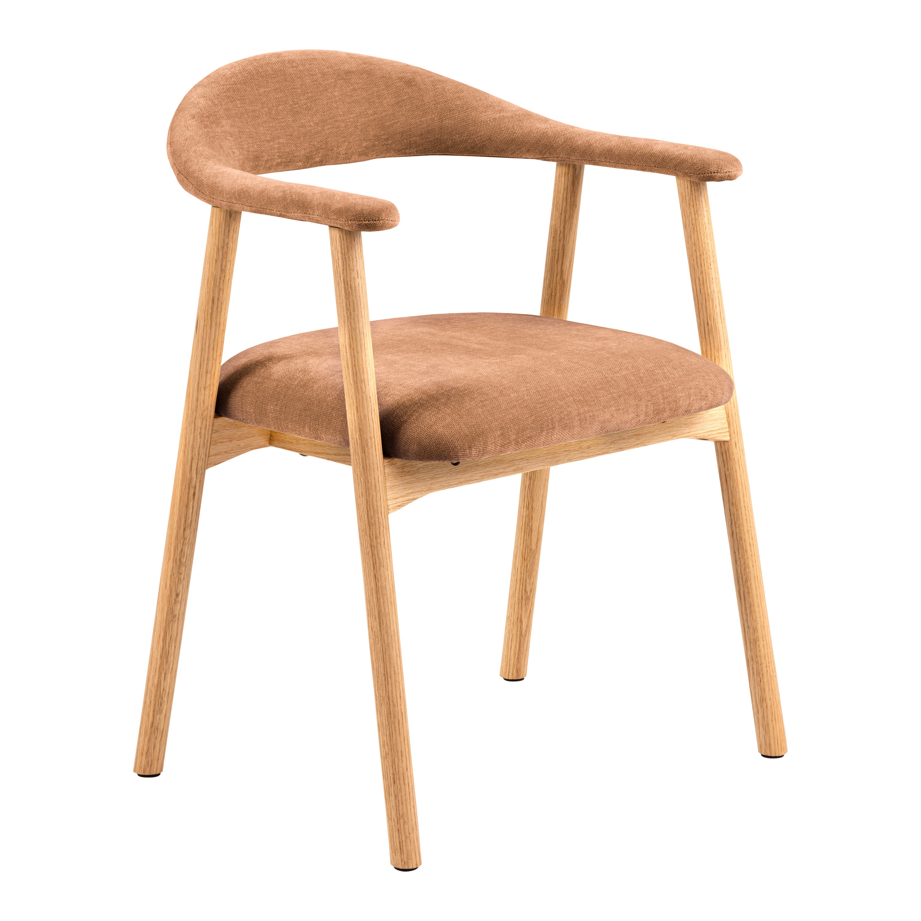 by fonQ Nordic Eetkamerstoel - Eikenhout - Rosewood