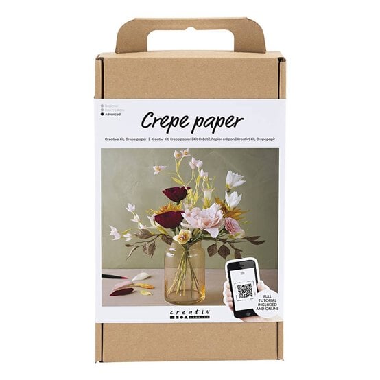 Crepe Paper Bouquet Craft Kit