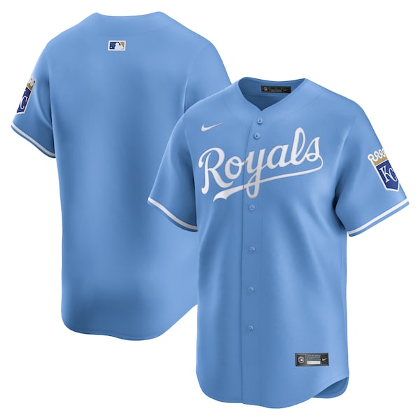Kansas City Royals Nike Alternate Limited Jersey - Light Blue